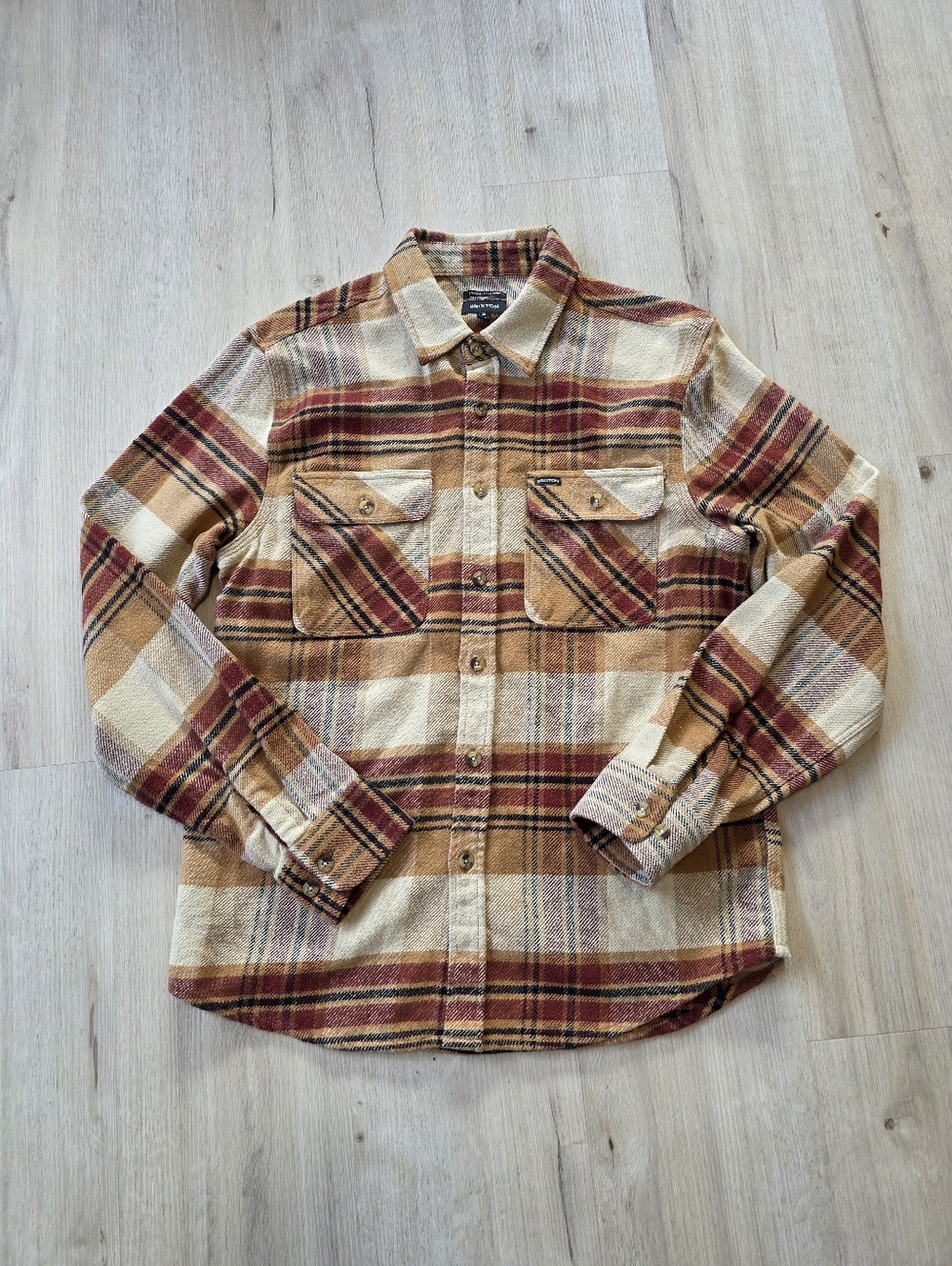 Brixton Bowery Flannel Shirt Men's Size S